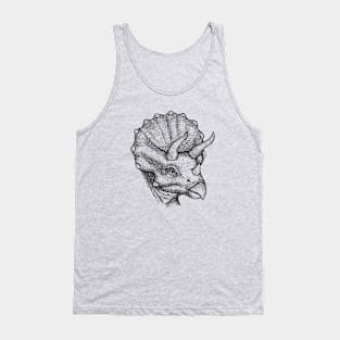 Triceratops Portrait Tank Top